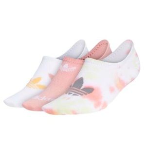 NEW SOLD OUT Statement Adidas Original Color Wash Super-No- Show Socks (3-pair)